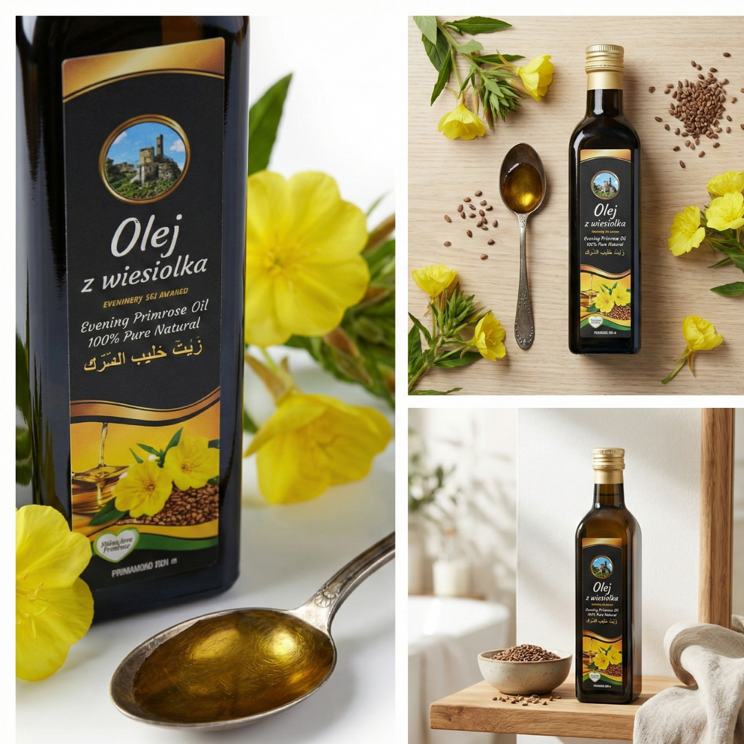 Olej z Wiesiołka Tłoczony na Zimno – Nierafinowany - 100 ml - obrazek 2