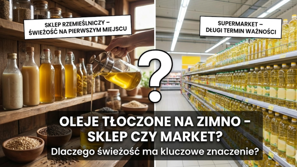 Oleje tłoczone na zimno sklep – dlaczego warto kupować świeże?