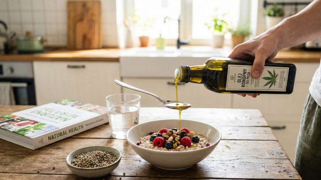 Olej konopny do picia – legalny "doping" dla mózgu i serca | Oleje z Jury