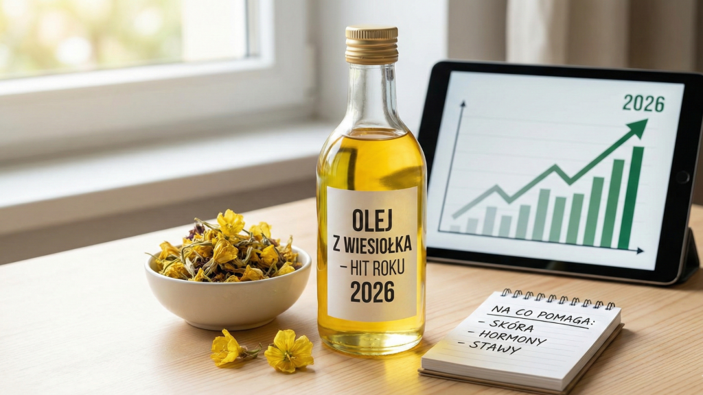 Olej z wiesiołka – na co pomaga? Właściwości i dawkowanie | Oleje z Jury