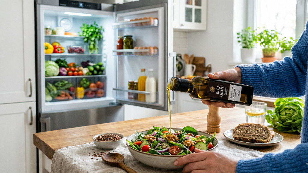 Jakie właściwości ma olej lniany? Poznaj płynne złoto | Oleje z Jury