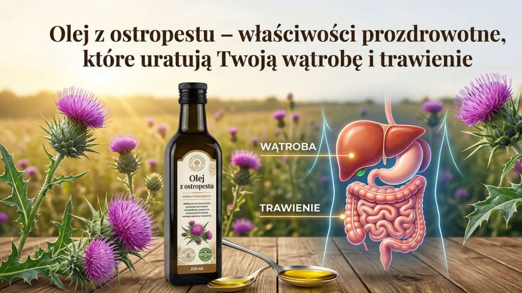 Olej z ostropestu – właściwości prozdrowotne i zastosowanie