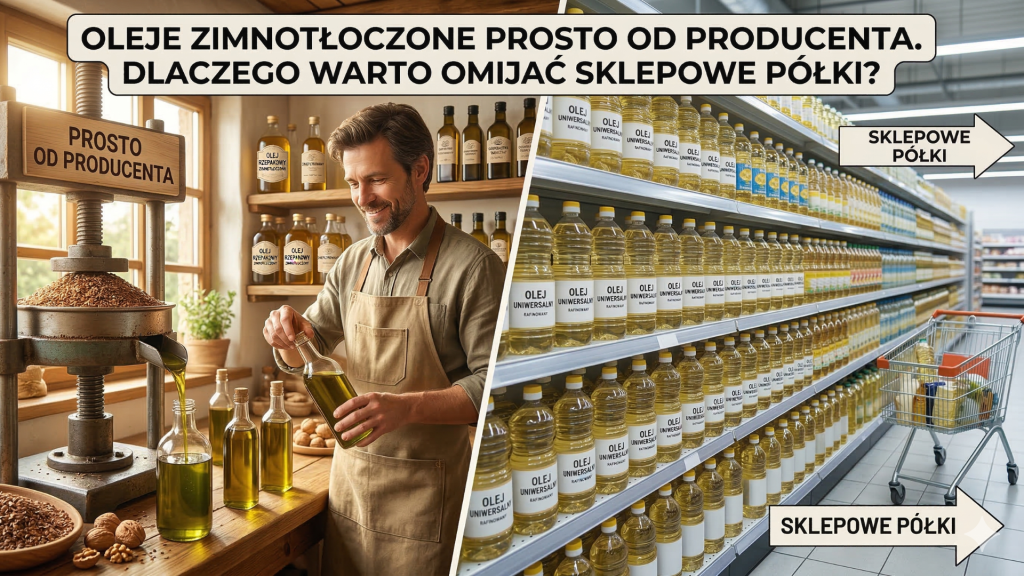 Oleje zimnotłoczone producent – prosto z polskiej tłoczni | Oleje z Jury